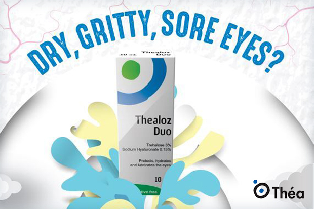 Thea relaunches Thealoz Duo dry eye drops TV advert :: C+D