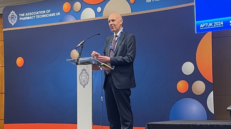 David Webb at APTUK's annual conference