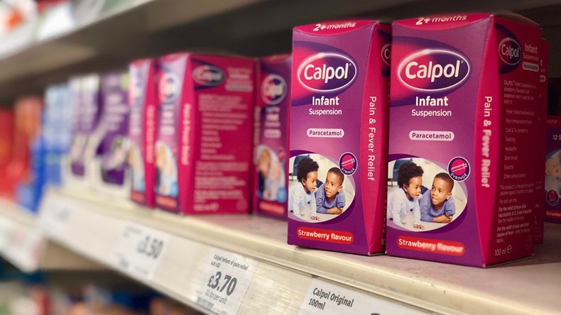 Calpol on shelf