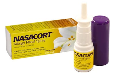 Nasacort Allergy nasal spray switched from P to GSL as of May 