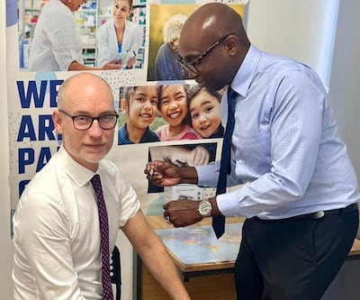 Pharmacy minister gets flu jab on ‘first visit’ to community pharmacy 